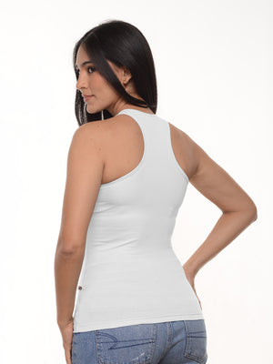Blusa mujer sisa yoga color blanco, vista 2 · Aritex Colombia
