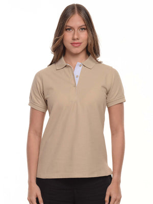 Polo mujer corte clásico rayas en algodón 215 g, vista 17 · Aritex Colombia