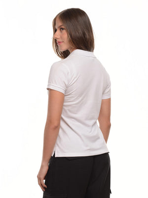 Polo mujer corte clásico rayas en algodón 215 g, vista 4 · Aritex Colombia