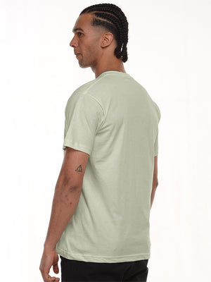 Camiseta hombre básica fit natural color kaky arena, vista 2 · Aritex Colombia