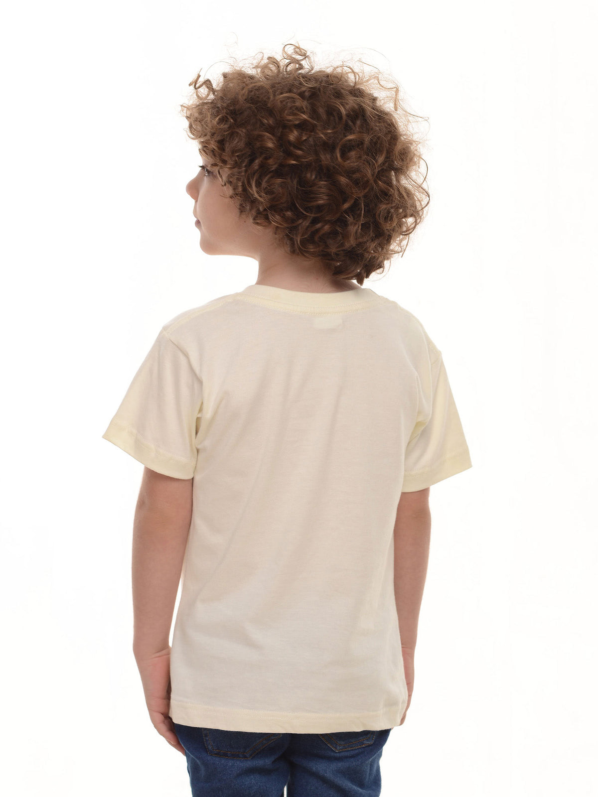 Camiseta niño básica fit natural en algodón 160 g, vista 16 · Aritex Colombia