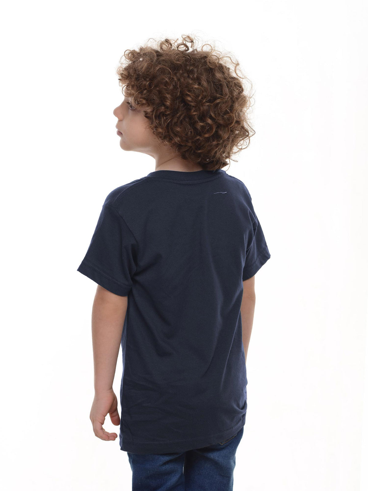Camiseta niño básica fit natural en algodón 160 g, vista 20 · Aritex Colombia