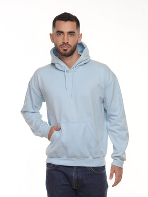 Buzo Unisex con capucha color azul cielo · Aritex Colombia