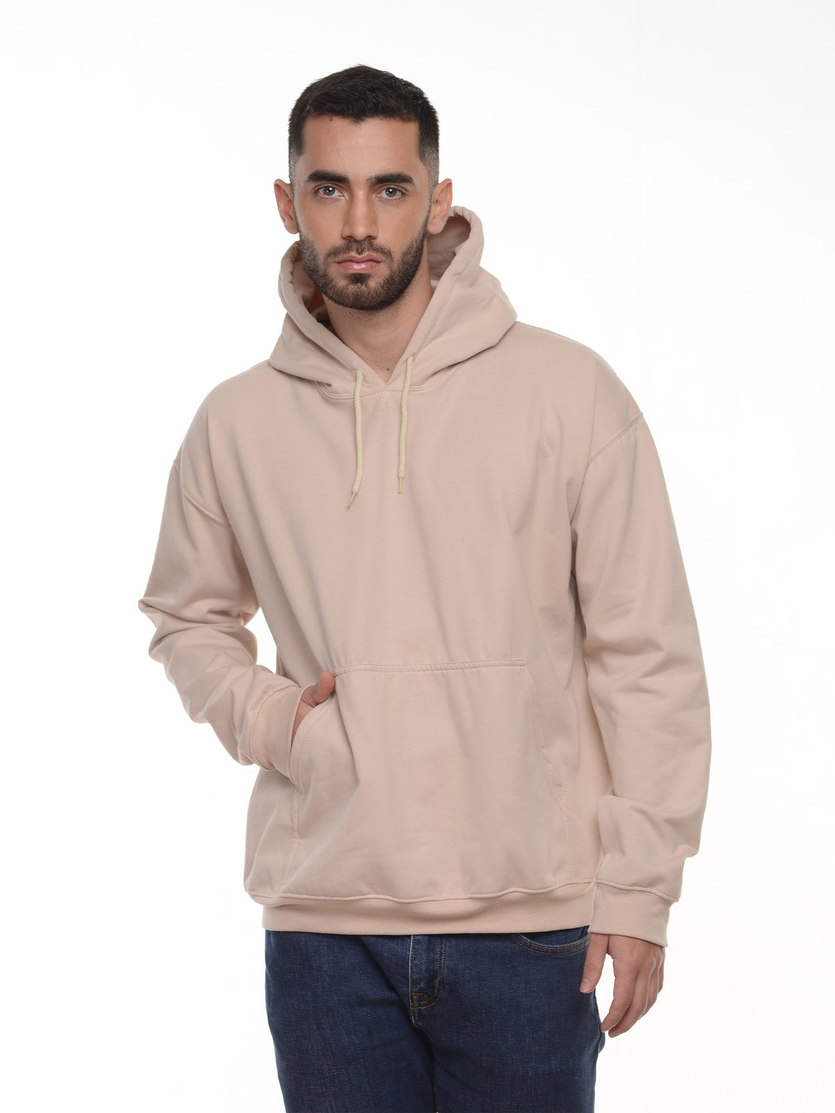 Buzo Unisex con capucha color nude · Aritex Colombia