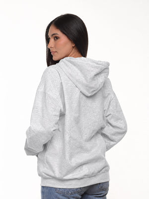 Buzo Unisex con capucha y cierre color jasped claro, vista 2 · Aritex Colombia