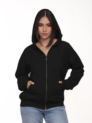 Buzo Unisex con capucha y cierre color negro · Aritex Colombia