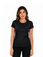 Camiseta mujer slim fit color negro · Aritex Colombia