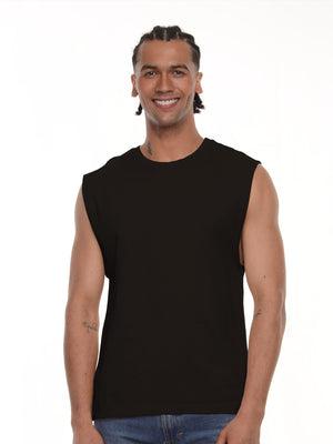Camiseta hombre manga sisa color negro · Aritex Colombia