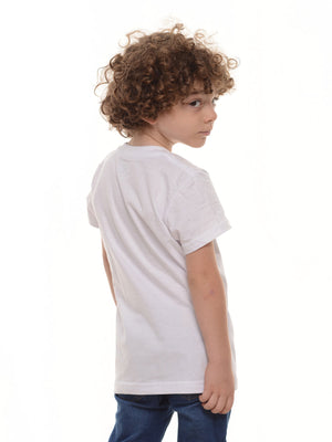 Camiseta niño clásica vicent en algodón, vista 1 · Aritex Colombia