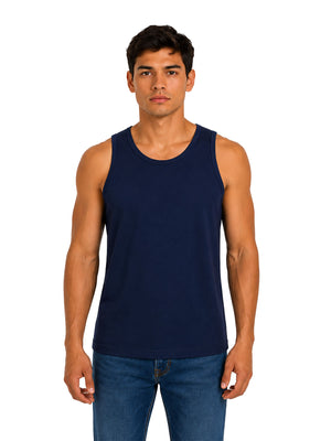 Camiseta hombre manga sisa interior color azul navy · Aritex Colombia