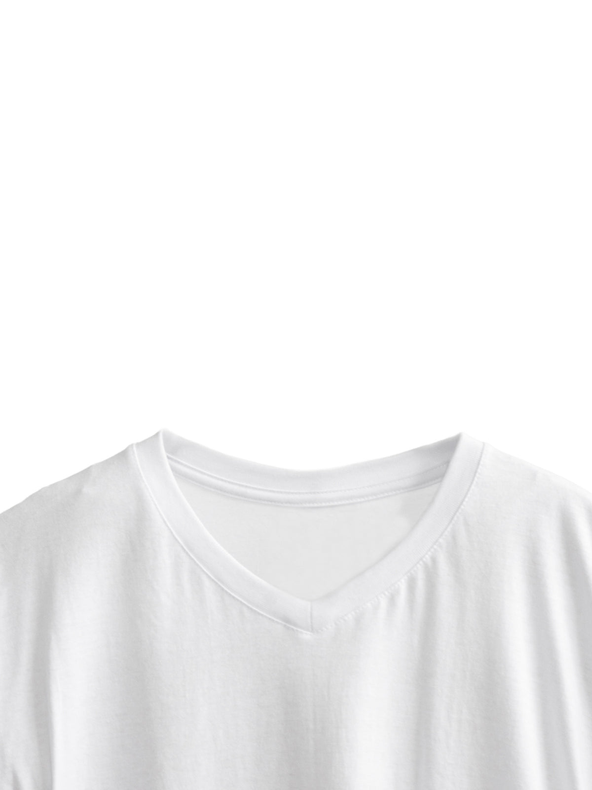 Pack dúo camiseta hombre clásica cuello v en algodón, vista 5 · Aritex Colombia