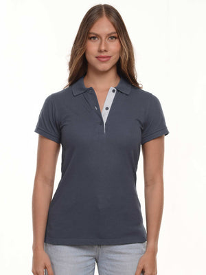 Polo mujer corte clásico rayas en algodón 215 g, vista 19 · Aritex Colombia