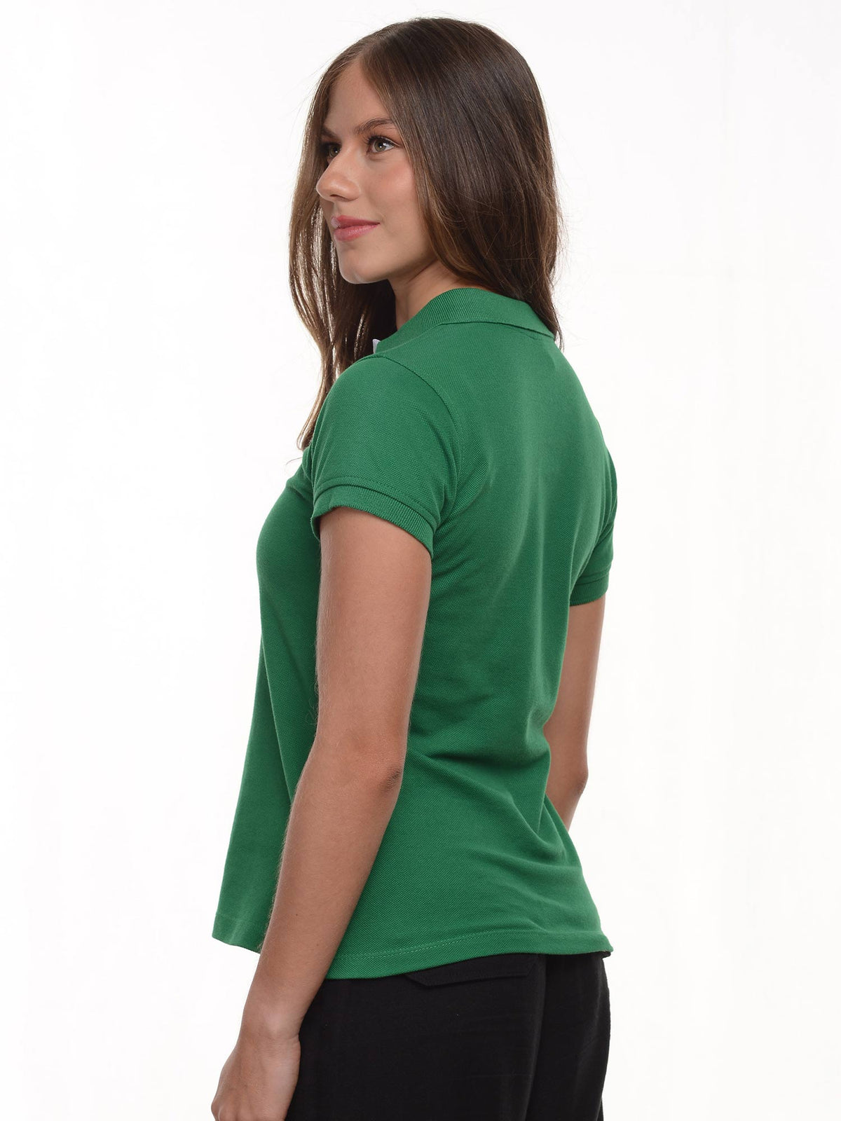 Polo mujer corte clásico rayas en algodón 215 g, vista 2 · Aritex Colombia