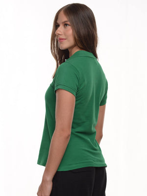 Polo mujer corte clásico rayas en algodón 215 g, vista 2 · Aritex Colombia