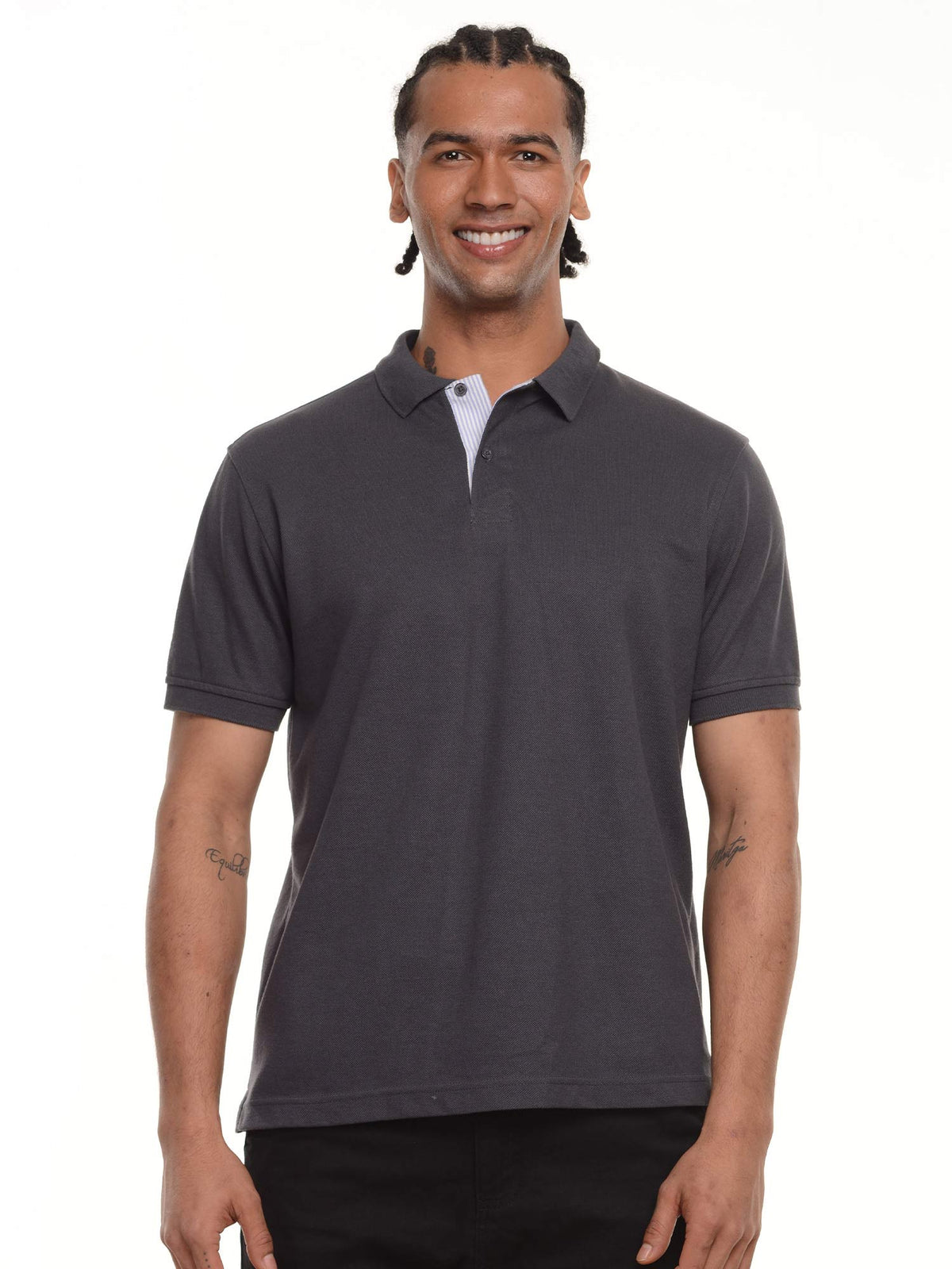 Polo hombre corte clásico rayas en algodón 215 g, vista 13 · Aritex Colombia