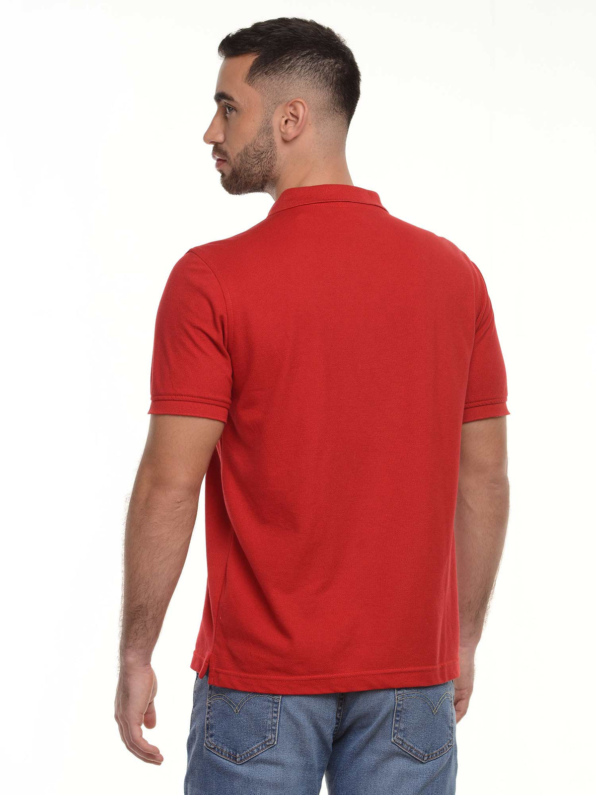 Polo hombre corte clásico rayas en algodón 215 g, vista 2 · Aritex Colombia