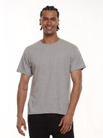 Camiseta hombre básica fit natural color gris jasped · Aritex Colombia