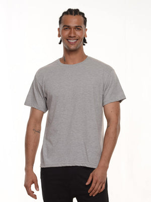 Camiseta hombre básica fit natural color gris jasped · Aritex Colombia