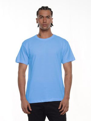 Camiseta hombre básica fit natural color agua · Aritex Colombia