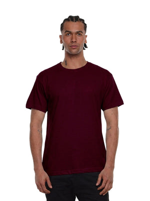 Camiseta hombre básica fit natural color burdeo imperial · Aritex Colombia