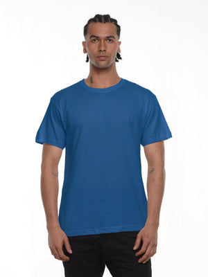 Camiseta hombre básica fit natural color cobalto · Aritex Colombia