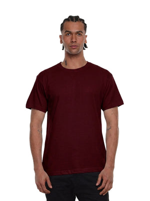 Camiseta hombre básica fit natural color vinotinto · Aritex Colombia