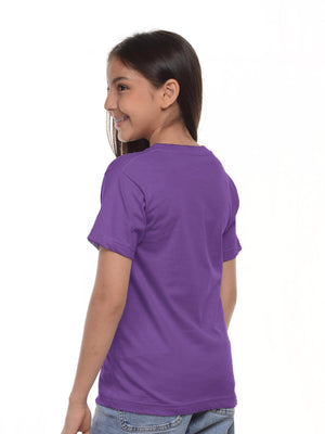 Camiseta niño básica fit natural color morado, vista 2 · Aritex Colombia