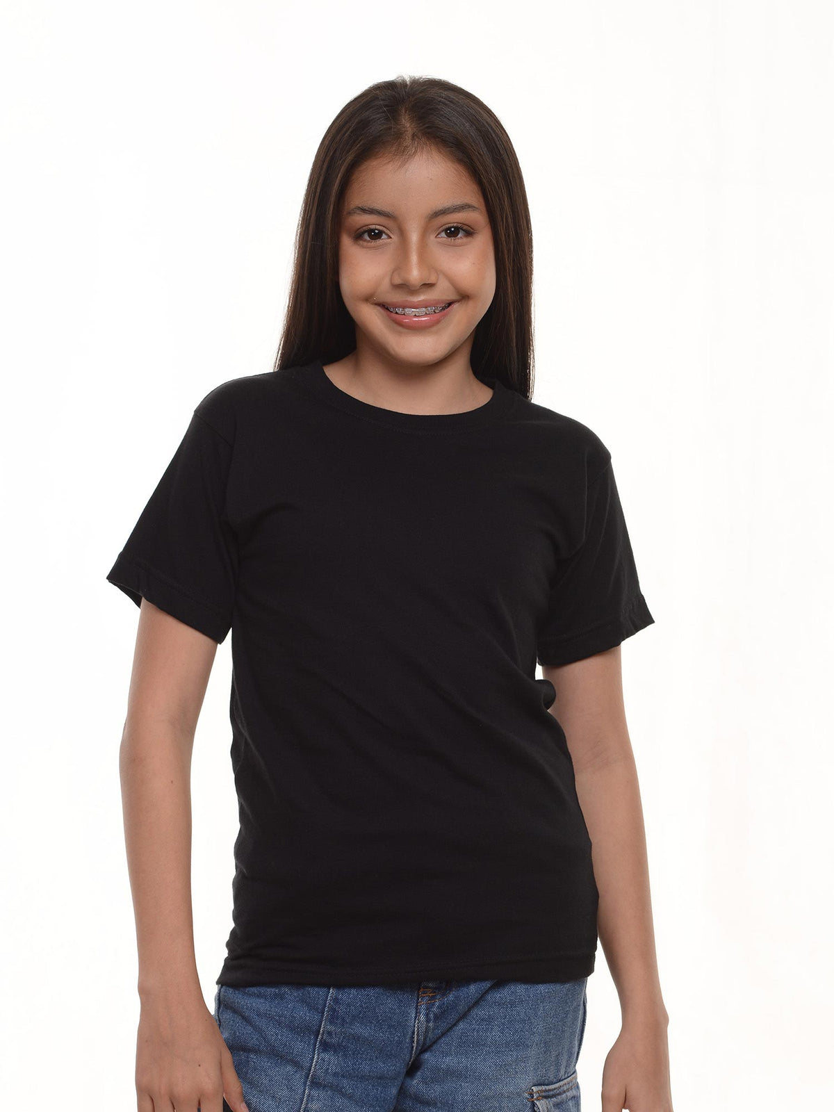 Camiseta niño básica fit natural en algodón 160 g, vista 5 · Aritex Colombia
