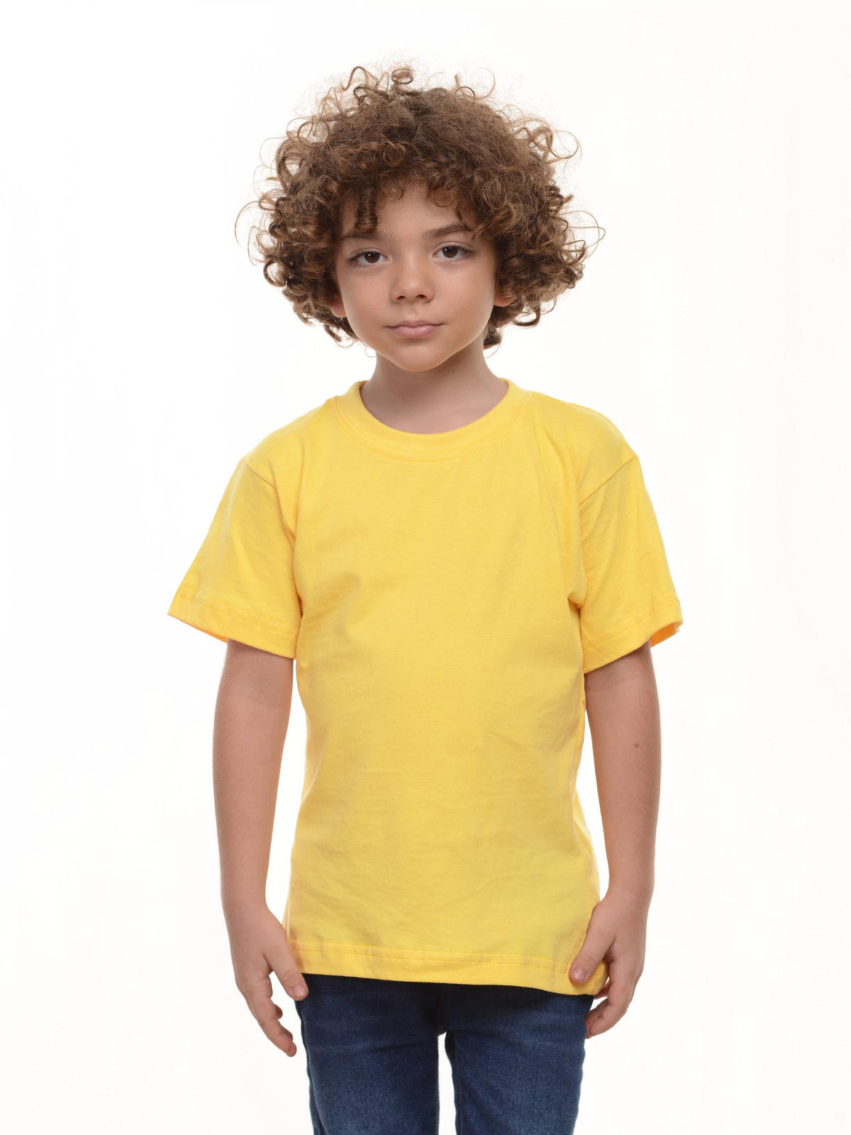 Camiseta niño básica fit natural en algodón 160 g, vista 11 · Aritex Colombia