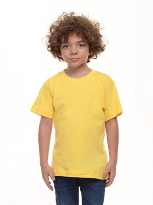 Camiseta niño básica fit natural en algodón 160 g, vista 11 · Aritex Colombia
