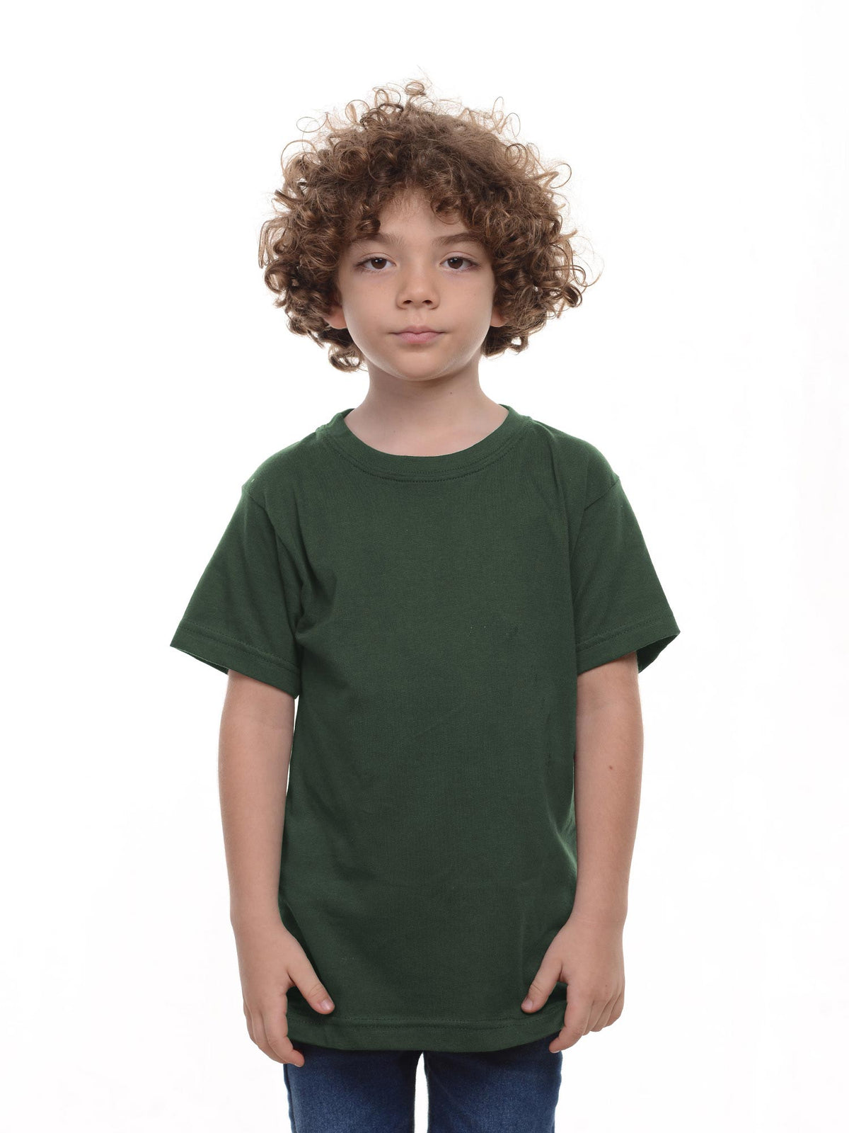 Camiseta niño básica fit natural en algodón 160 g, vista 27 · Aritex Colombia