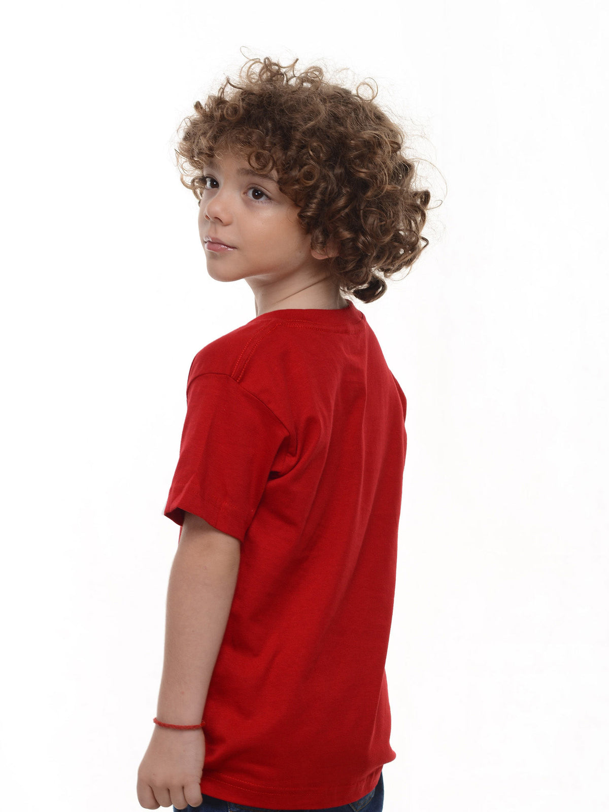 Camiseta niño básica fit natural en algodón 160 g, vista 8 · Aritex Colombia