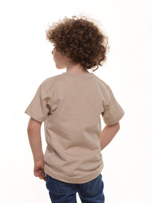 Camiseta niño básica fit natural en algodón 160 g, vista 26 · Aritex Colombia