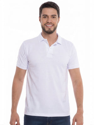 Polo adulto corte clásico color blanco · Aritex Colombia