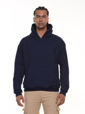 Buzo Unisex con capucha color azul navy · Aritex Colombia