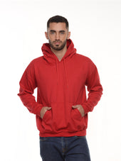 Buzo Unisex con capucha color rojo · Aritex Colombia