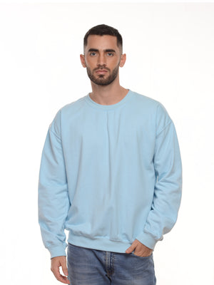 Buzo Unisex cuello redondo color azul cielo · Aritex Colombia
