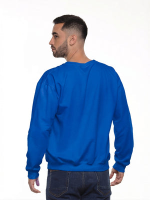 Buzo Unisex cuello redondo color azul rey, vista 2 · Aritex Colombia