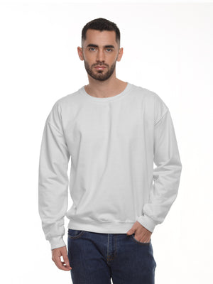 Buzo Unisex cuello redondo color blanco · Aritex Colombia