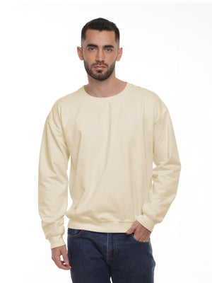 Buzo Unisex cuello redondo color vainilla · Aritex Colombia