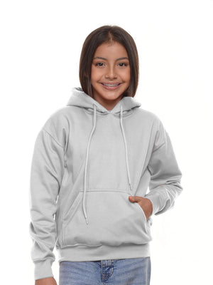 Buzo niño con capucha color blanco · Aritex Colombia