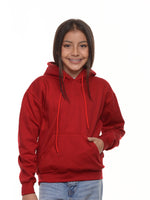 Buzo niño con capucha color rojo · Aritex Colombia