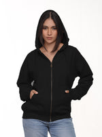 Buzo Unisex con capucha y cierre color negro · Aritex Colombia