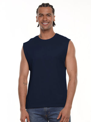 Camiseta hombre manga sisa color azul navy · Aritex Colombia