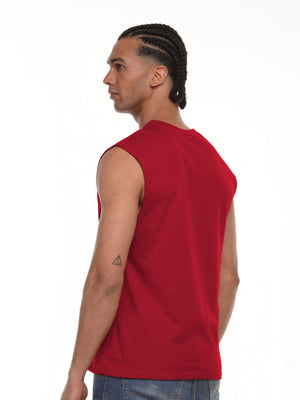 Camiseta hombre manga sisa color rojo marlboro, vista 2 · Aritex Colombia
