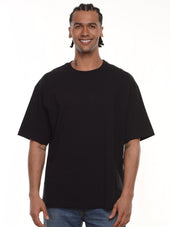 Camiseta hombre oversize 230g color negro · Aritex Colombia